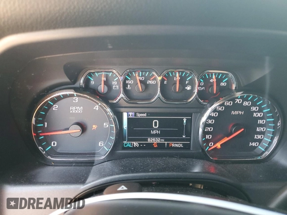 2017 Chevrolet Silverado 1500 LT with VIN 3GCPCREH7HG510944, listed as a Copart auction lot 70825374 with 82,632 mi miles and Salvage Title. Bid and sale history available at DreamBid. Image 9.
