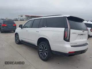 2023 Cadillac Escalade RWD Sport Platinum with VIN 1GYS3GKL1PR197390, listed as a IAAI auction lot 41590503 with 14,711 mi miles and . Bid and sale history available at DreamBid. Image 3.