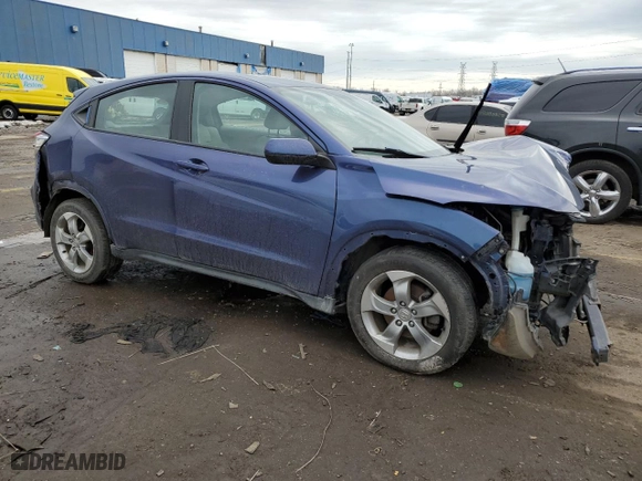 2016 Honda HR-V LX with VIN 3CZRU6H38GM769117, listed as a Copart auction lot 46916455 with 140,211 mi miles and Salvage Title. Bid and sale history available at carsss.com. Image 4.