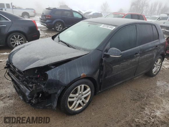 2009 Volkswagen Rabbit S with VIN WVWDA71K19W146831, listed as a Copart auction lot 83756164 with 256,383 mi miles and Salvage title. Bid and sale history available at DreamBid. Image 1.