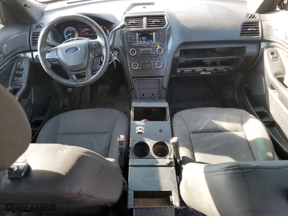 2017 Ford Police Interceptor Utility with VIN 1FM5K8AT3HGA77239, listed as a Copart auction lot 72753094 with 98,784 mi miles and Clean Title. Bid and sale history available at carsss.com. Image 8.