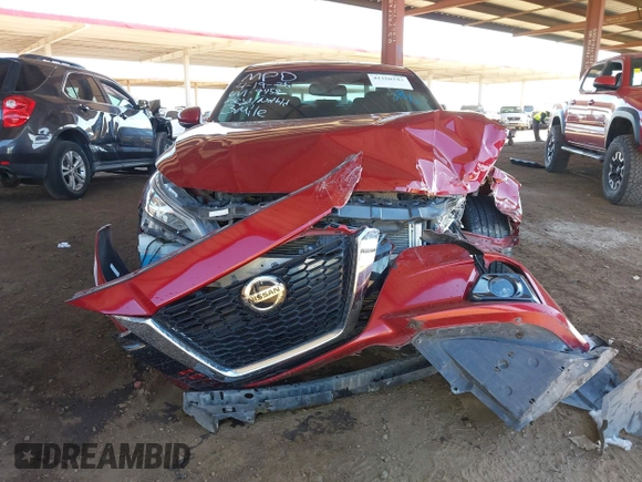 2020 Nissan Altima SV with VIN 1N4BL4DV4LN319458, listed as a IAAI auction lot 42160543 with 62,307 mi miles and . Bid and sale history available at DreamBid. Image 6.