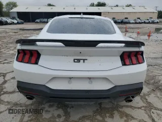 2024 Ford Mustang GT with VIN 1FA6P8CF8R5428697, listed as a Copart auction lot 50731655 with 9,125 mi miles and Salvage Title. Bid and sale history available at carsss.com. Image 6.