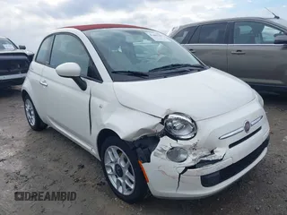 2013 FIAT 500 Pop with VIN 3C3CFFDR3DT514865, listed as a IAAI auction lot 41405249 with 85,344 mi miles. Bid and sale history available at carsss.com. Image 1.