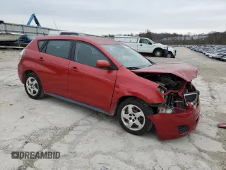 2009 Pontiac Vibe w/1SA with VIN 5Y2SP67859Z466325, listed as a Copart auction lot 82521294 with 129,191 mi miles and Salvage Title. Bid and sale history available at carsss.com. Image 4.