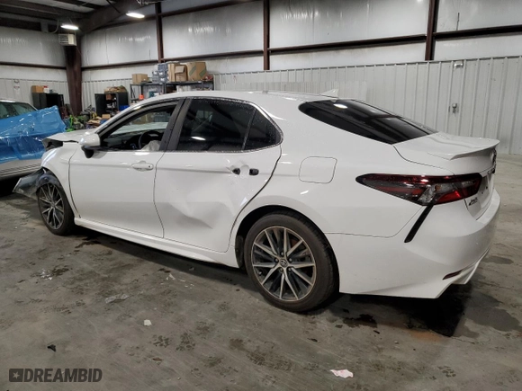 2021 Toyota Camry SE Nightshade with VIN 4T1G11AK7MU403775, listed as a Copart auction lot 45712155 with 76,988 mi miles and Salvage Title. Bid and sale history available at carsss.com. Image 2.