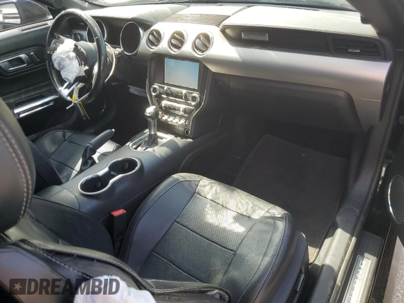 2019 Ford Mustang GT Premium with VIN 1FATP8FF4K5186253, listed as a Copart auction lot 56897965 with 75,738 mi miles and Salvage title. Bid and sale history available at DreamBid. Image 8.