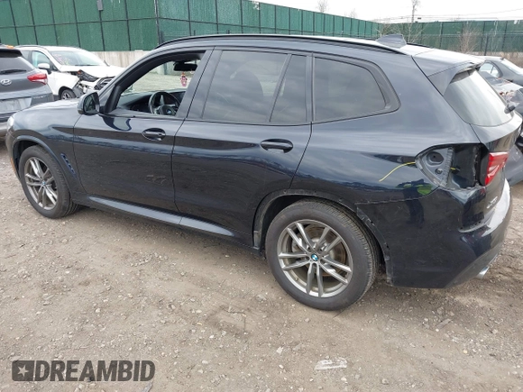 2020 BMW X3 xDrive30i with VIN 5UXTY5C06L9B18537, listed as a IAAI auction lot 41901984 with 109,150 mi miles and . Bid and sale history available at DreamBid. Image 3.
