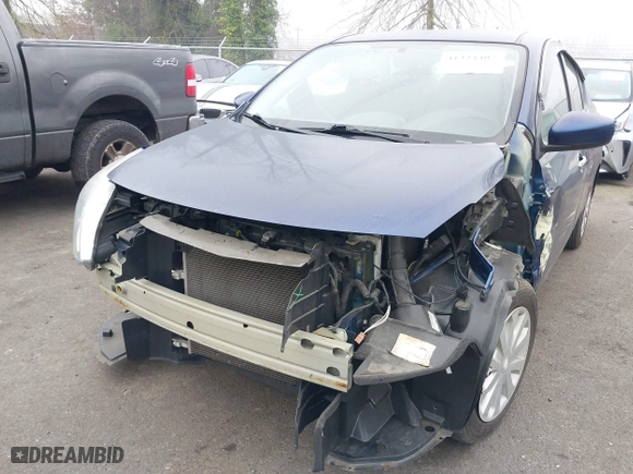 2019 Nissan Versa Sedan SV with VIN 3N1CN7AP2KL810791, listed as a IAAI auction lot 41324407 with 48,382 mi miles. Bid and sale history available at carsss.com. Image 6.