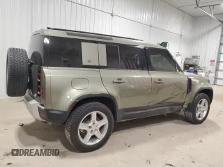 2020 Land Rover Defender SE with VIN SALEP7EU1L2020684, listed as a Copart auction lot 82365924 with 35,457 mi miles and Salvage title. Bid and sale history available at DreamBid. Image 3.