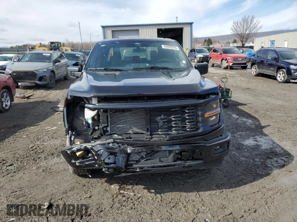 2024 Ford F-150 STX with VIN 1FTEW2LP3RKF10031, listed as a Copart auction lot 46999245 with 1,889 mi miles and Salvage Title. Bid and sale history available at carsss.com. Image 5.