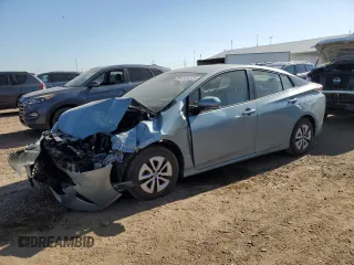 2017 Toyota Prius Two with VIN JTDKBRFU5H3575481, listed as a Copart auction lot 63242535 with 58,482 mi miles and Salvage title. Bid and sale history available at DreamBid. Image 1.