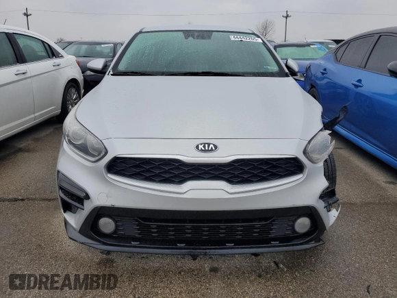 2021 Kia Forte LXS with VIN 3KPF24AD9ME290720, listed as a Copart auction lot 44442265 with 56,756 mi miles and Salvage title. Bid and sale history available at DreamBid. Image 5.