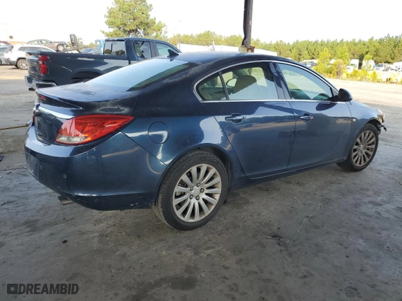 2011 Buick Regal CXL Turbo TO2 with VIN W04GW5EV1B1076090, listed as a Copart auction lot 74891904 with 178,910 mi miles and Salvage Title. Bid and sale history available at carsss.com. Image 3.