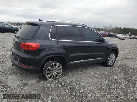 2012 Volkswagen Tiguan S with VIN WVGBV7AX8CW578634, listed as a Copart auction lot 45035775 with 162,627 mi miles and Salvage Title. Bid and sale history available at DreamBid. Image 3.