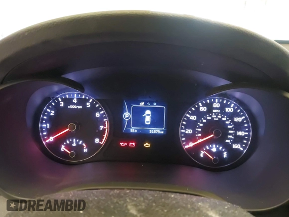 2016 Kia Optima LX with VIN KNAGT4L39G5074319, listed as a IAAI auction lot 41827438 with 51,373 mi miles. Bid and sale history available at carsss.com. Image 7.
