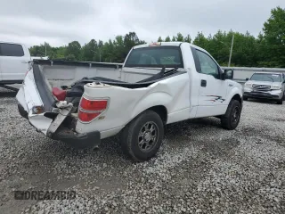 2014 Ford F-150 XL with VIN 1FTMF1CM4EKF93944, listed as a Copart auction lot 56113445 with 153,263 mi miles and Salvage title. Bid and sale history available at DreamBid. Image 3.
