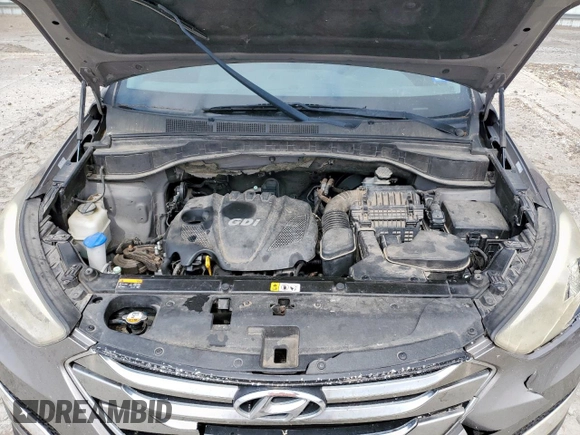 2013 Hyundai Santa Fe Sport z VIN 5XYZU3LB9DG014666, wystawiony jako Copart lot #57304515 z przebiegiem 148 369 mil mil oraz Szkoda całkowita • Salvage title. Historia ofert i sprzedaży dostępna na DreamBid. Obrazek 11.