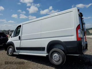 2025 Ram ProMaster Cargo Tradesman with VIN 3C6LRVVG4SE516112, listed as a Copart auction lot 54723745 with Not Provided miles and Salvage Title. Bid and sale history available at carsss.com. Image 2.