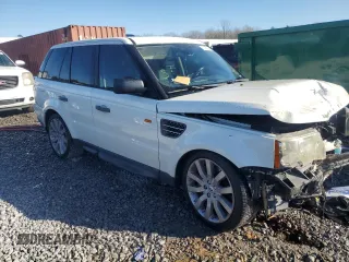 2006 Land Rover Range Rover Sport SC with VIN SALSH23406A981597, listed as a Copart auction lot 87433904 with 222,080 mi miles and Salvage Title. Bid and sale history available at carsss.com. Image 4.