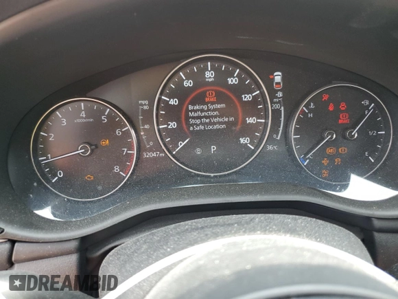 2020 Mazda 3 Select with VIN 3MZBPACL3LM127114, listed as a Copart auction lot 55912505 with 32,047 mi miles and Salvage title. Bid and sale history available at DreamBid. Image 9.