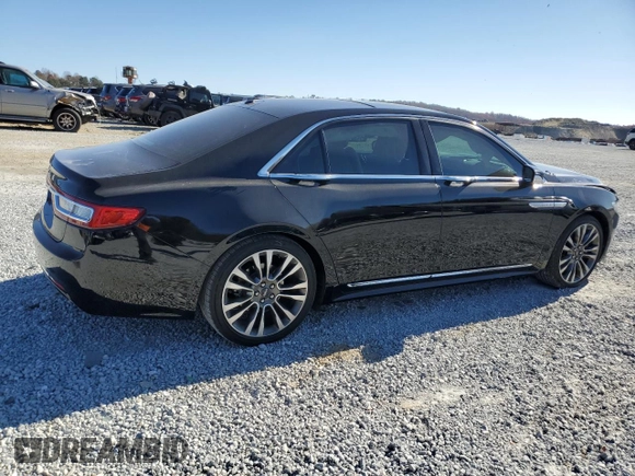 2017 Lincoln Continental Reserve with VIN 1LN6L9RP3H5600933, listed as a Copart auction lot 83584144 with 23,225 mi miles and Salvage Title. Bid and sale history available at carsss.com. Image 3.