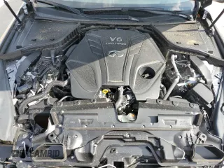 2024 Infiniti Q50 Luxe with VIN JN1EV7BP8RM600834, listed as a Copart auction lot 50489245 with 7,265 mi miles and Salvage title. Bid and sale history available at DreamBid. Image 11.