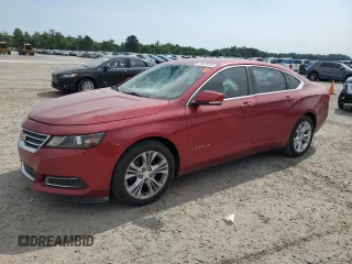 2015 Chevrolet Impala LT with VIN 2G1115SL4F9138895, listed as a Copart auction lot 57629045 with 206,269 mi miles and Salvage title. Bid and sale history available at DreamBid. Image 1.