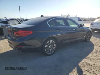 2018 BMW 5 Series 540i with VIN WBAJE5C50JWA92994, listed as a Copart auction lot 45681385 with 63,521 mi miles and Salvage Title. Bid and sale history available at carsss.com. Image 3.