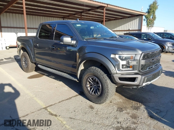 2020 Ford F-150 Raptor with VIN 1FTFW1RG5LFA62445, listed as a IAAI auction lot 41811982 with 95,947 mi miles and . Bid and sale history available at carsss.com. Image 1.