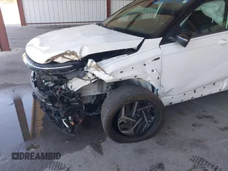 2024 Hyundai Kona N Line with VIN KM8HACA37RU048445, listed as a IAAI auction lot 41882573 with 16,009 mi miles. Bid and sale history available at carsss.com. Image 6.