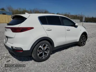 2020 Kia Sportage LX with VIN KNDPMCAC6L7672217, listed as a Copart auction lot 54586355 with 72,661 mi miles and Clean Title. Bid and sale history available at carsss.com. Image 3.