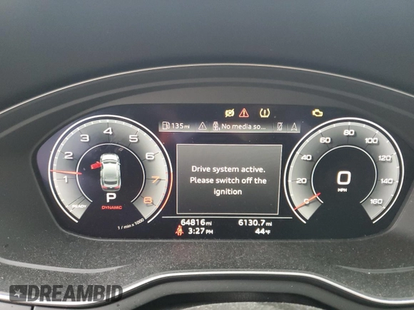 2020 Audi A5 Sportback Premium Plus with VIN WAUCNCF54LA001487, listed as a Copart auction lot 39459044 with 64,816 mi miles. Bid and sale history available at carsss.com. Image 9.