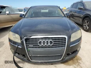 2007 Audi A8 L 4.2L with VIN WAUMV44E57N025714, listed as a Copart auction lot 75834674 with 0 mi miles and Salvage Title. Bid and sale history available at carsss.com. Image 5.