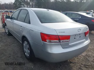 2007 Hyundai Sonata GLS with VIN 5NPET46C17H271104, listed as a IAAI auction lot 41759620 with 195,973 mi miles and . Bid and sale history available at DreamBid. Image 3.