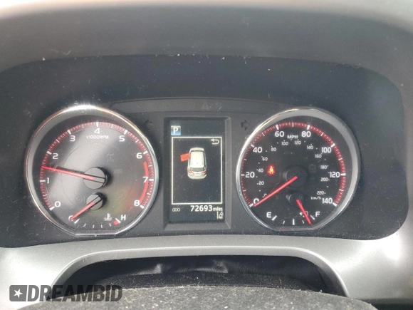 2017 Toyota RAV4 SE with VIN 2T3JFREV6HW638661, listed as a Copart auction lot 60401935 with 72,693 mi miles and Salvage title. Bid and sale history available at DreamBid. Image 9.