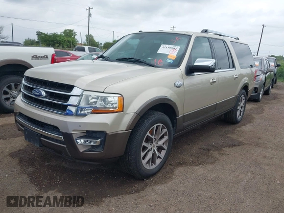 2017 Ford Expedition Max XLT with VIN 1FMJK1HT3HEA41381, listed as a IAAI auction lot 42110804 with Not provided miles and . Bid and sale history available at DreamBid. Image 2.