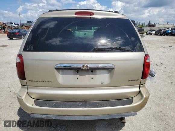 2006 Chrysler Town & Country LWB Touring with VIN 2A8GP54LX6R916753, listed as a Copart auction lot 84253744 with 204,621 mi miles and Non Repairable. Bid and sale history available at carsss.com. Image 6.