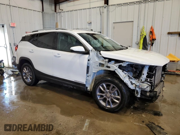 2023 GMC Terrain SLT with VIN 3GKALVEG1PL115626, listed as a Copart auction lot 44597285 with 39,047 mi miles and Salvage Title. Bid and sale history available at carsss.com. Image 4.
