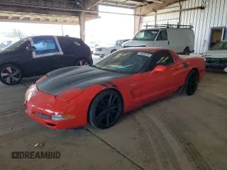 2003 Chevrolet Corvette Z06 with VIN 1G1YY12SX35110473, listed as a Copart auction lot 55665495 with 124,222 mi miles and Salvage title. Bid and sale history available at DreamBid. Image 1.