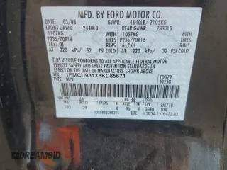 2008 Ford Escape XLT with VIN 1FMCU931X8KD85671, listed as a Copart auction lot 60652235 with 138,499 mi miles and Clean title. Bid and sale history available at DreamBid. Image 13.