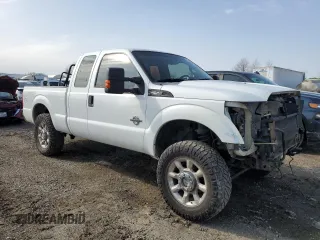 2011 Ford F-250 XL with VIN 1FT7X2BT8BEA48252, listed as a Copart auction lot 45029345 with 192,987 mi miles and Salvage Title. Bid and sale history available at DreamBid. Image 4.
