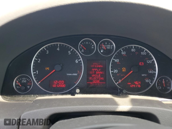2004 Audi A6 with VIN WAUVT64BX4N033587, listed as a Copart auction lot 70103294 with 124,176 mi miles and Salvage Title. Bid and sale history available at carsss.com. Image 9.