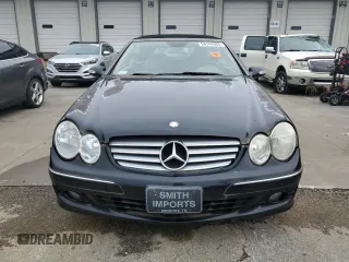 2008 Mercedes-Benz CLK 350 with VIN WDBTK56F98F250442, listed as a Copart auction lot 54140584 with 136,329 mi miles and Salvage Title. Bid and sale history available at carsss.com. Image 5.
