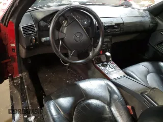 1997 Mercedes-Benz SL-Class with VIN WDBFA63F9VF143994, listed as a Copart auction lot 81814144 with 0 mi miles and Salvage Title. Bid and sale history available at carsss.com. Image 8.