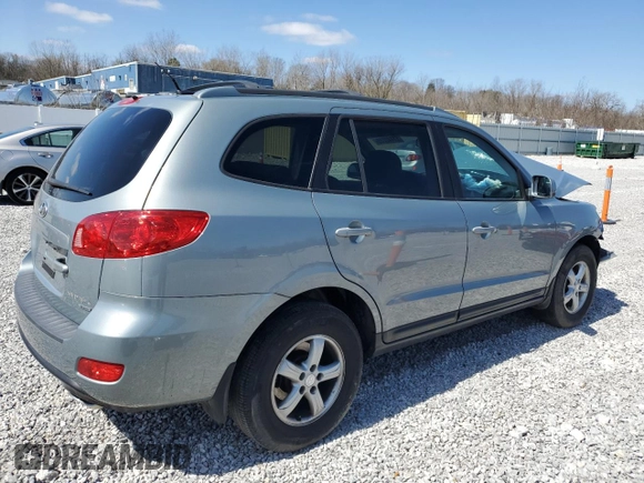 2007 Hyundai Santa Fe GLS with VIN 5NMSG73DX7H085144, listed as a Copart auction lot 51442225 with 160,370 mi miles and Salvage title. Bid and sale history available at DreamBid. Image 3.