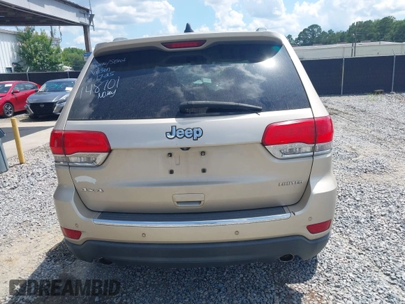 2014 Jeep Grand Cherokee Limited with VIN 1C4RJFBG1EC148701, listed as a IAAI auction lot 42552429 with 225,514 mi miles and . Bid and sale history available at DreamBid. Image 16.
