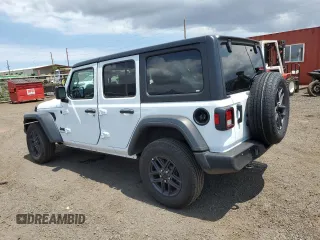 2025 Jeep Wrangler Sport S with VIN 1C4PJXDN0SW500962, listed as a Copart auction lot 51176895 with 4,624 mi miles and Clean title. Bid and sale history available at DreamBid. Image 2.