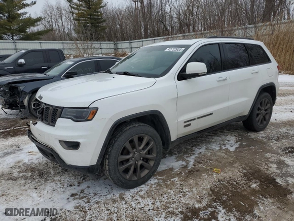2016 Jeep Grand Cherokee Limited 75th Anniversary with VIN 1C4RJFBG3GC365489, listed as a Copart auction lot 42722955 with 140,815 mi miles and Clean Title. Bid and sale history available at carsss.com. Image 1.