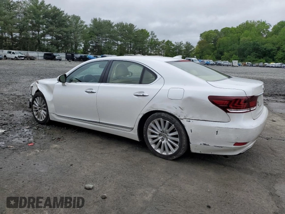 2017 Lexus LS 460 с VIN JTHCL5EF4H5028668, выставлен на аукционе Copart как лот 56200805 с пробегом 92 549 миль миль и Списание • Salvage title. История ставок и продаж доступна на DreamBid. Изображение 2.